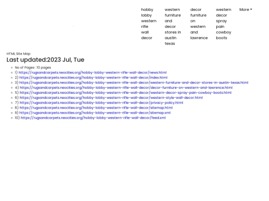 hobby-lobby-western-rifle-wall-decor/sitemap screenshot