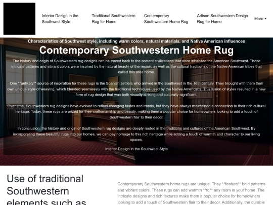 interior-design-in-the-southwest-style/contemporary-southwestern-home-rug screenshot