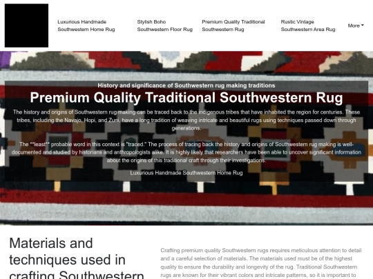 luxurious-handmade-southwestern-home-rug/premium-quality-traditional-southwestern-rug screenshot
