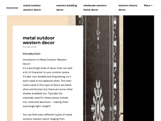 metal-outdoor-western-decor screenshot