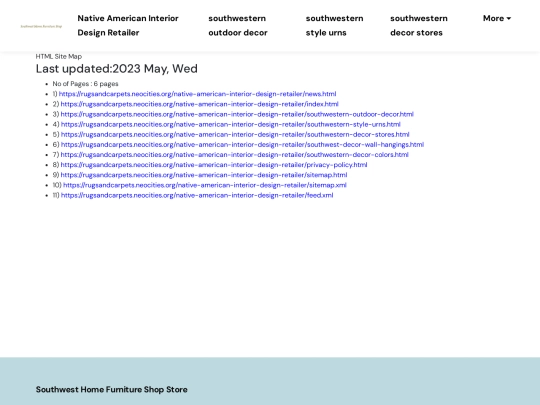 native-american-interior-design-retailer/sitemap screenshot
