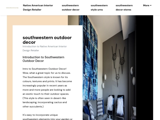 native-american-interior-design-retailer/southwestern-outdoor-decor screenshot