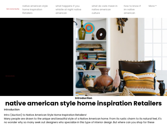 native-american-style-home-inspiration-retailers screenshot