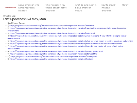 native-american-style-home-inspiration-retailers/sitemap screenshot