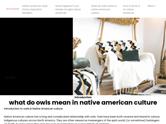 native-american-style-home-inspiration-retailers/what-do-owls-mean-in-native-american-culture screenshot