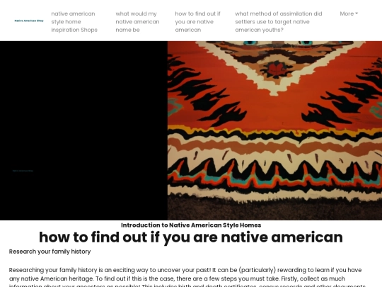 native-american-style-home-inspiration-shops/how-to-find-out-if-you-are-native-american screenshot