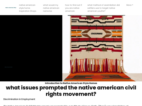 native-american-style-home-inspiration-shops/what-issues-prompted-the-native-american-civil-rights-movement screenshot