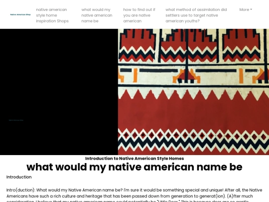 native-american-style-home-inspiration-shops/what-would-my-native-american-name-be screenshot
