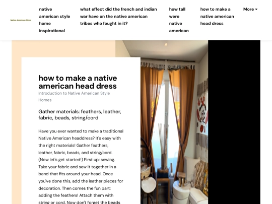 native-american-style-home-inspirational/how-to-make-a-native-american-head-dress screenshot