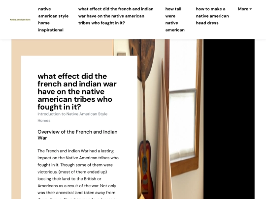 native-american-style-home-inspirational/what-effect-did-the-french-and-indian-war-have-on-the-native-american-tribes-who-fought-in-it screenshot