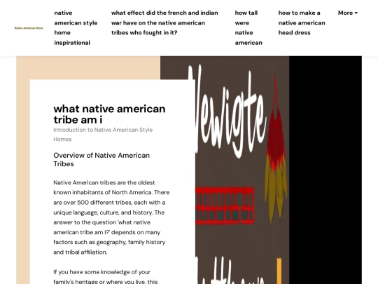 native-american-style-home-inspirational/what-native-american-tribe-am-i screenshot