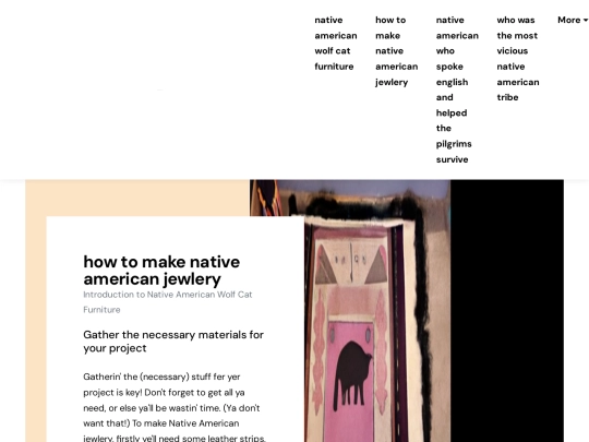 native-american-wolf-cat-furniture/how-to-make-native-american-jewlery screenshot