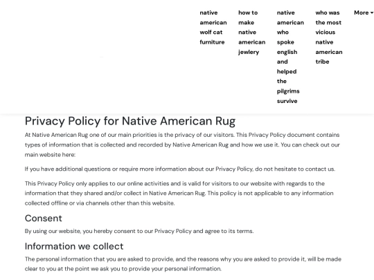 native-american-wolf-cat-furniture/privacy-policy screenshot