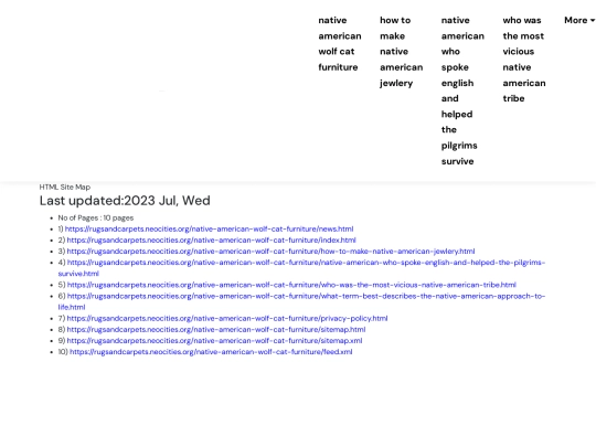 native-american-wolf-cat-furniture/sitemap screenshot