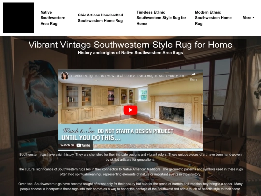 native-southwestern-area-rug/vibrant-vintage-southwestern-style-rug-for-home screenshot