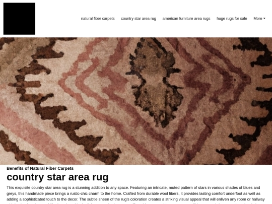 natural-fiber-carpets/country-star-area-rug screenshot
