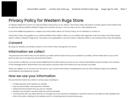 natural-fiber-carpets/privacy-policy screenshot