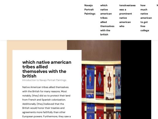 navajo-portrait-paintings/which-native-american-tribes-allied-themselves-with-the-british screenshot