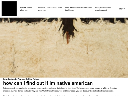 pawnee-buffalo-robes-rug/how-can-i-find-out-if-im-native-american screenshot