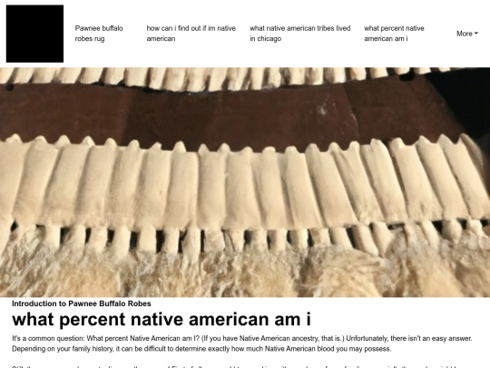 pawnee-buffalo-robes-rug/what-percent-native-american-am-i screenshot