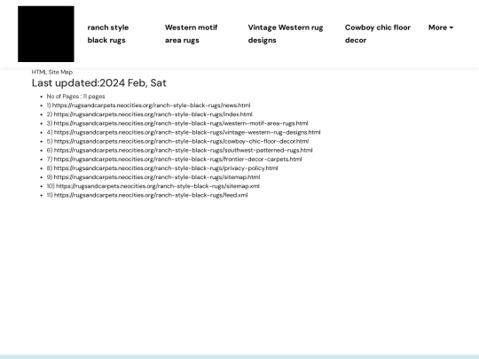 ranch-style-black-rugs/sitemap screenshot