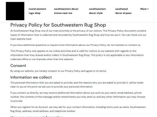 round-western-rugs-shop/privacy-policy screenshot