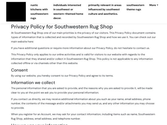 rustic-kitchens-with-southwestern-rugs/privacy-policy screenshot
