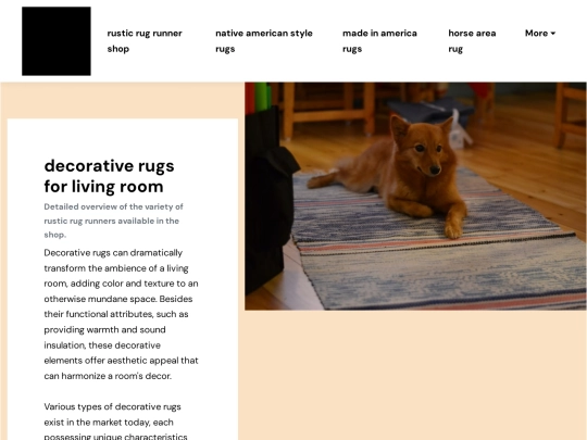 rustic-rug-runner-shop/decorative-rugs-for-living-room screenshot