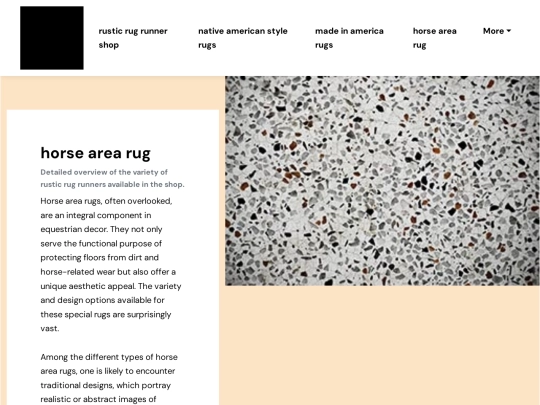 rustic-rug-runner-shop/horse-area-rug screenshot