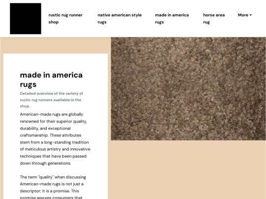 rustic-rug-runner-shop/made-in-america-rugs screenshot