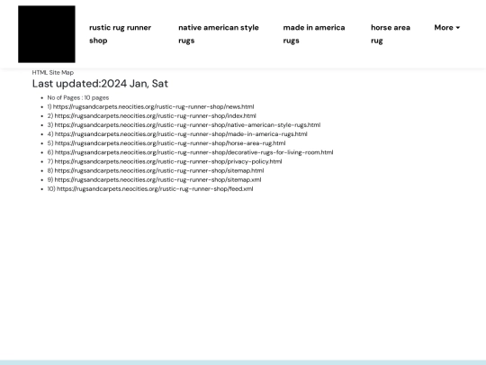 rustic-rug-runner-shop/sitemap screenshot