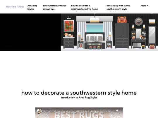 southwest-rugs-for-your-homes-or-office-areas/how-to-decorate-a-southwestern-style-home screenshot
