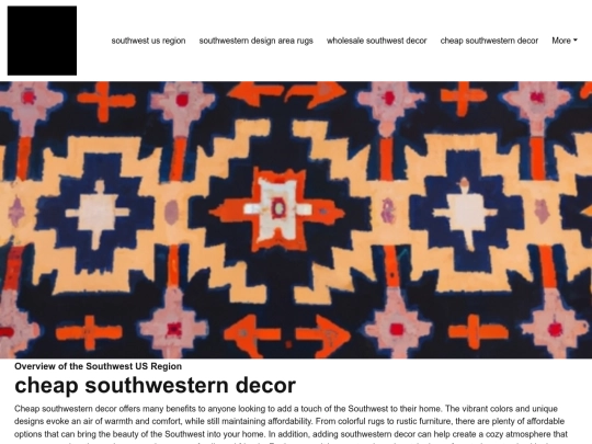 southwest-us-region/cheap-southwestern-decor screenshot