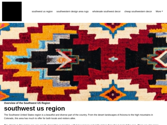 southwest-us-region screenshot