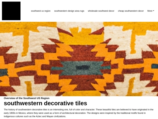 southwest-us-region/southwestern-decorative-tiles screenshot
