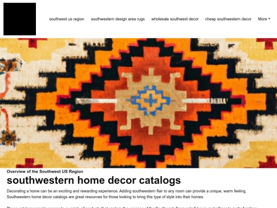 southwest-us-region/southwestern-home-decor-catalogs screenshot