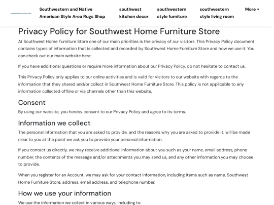 southwestern-and-native-american-style-area-rugs-shop/privacy-policy screenshot