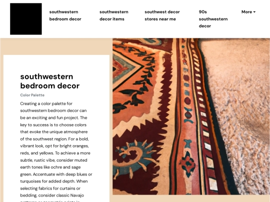 southwestern-bedroom-decor screenshot