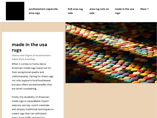 southwestern-capel-stle-area-rugs/made-in-the-usa-rugs screenshot