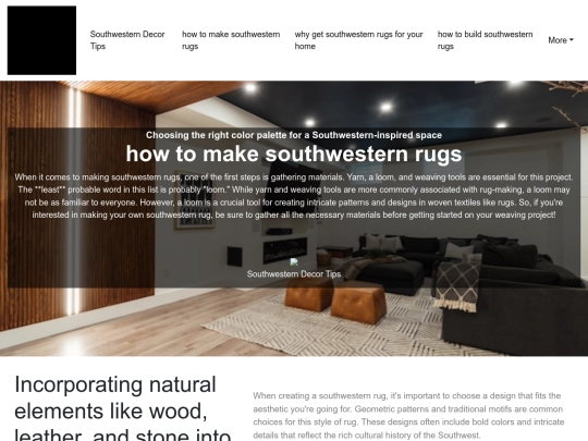 southwestern-decor-tips/how-to-make-southwestern-rugs screenshot
