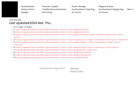 southwestern-interior-home-designs/sitemap screenshot