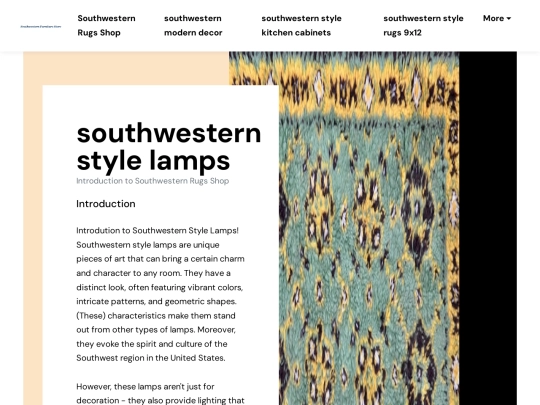 southwestern-newly-design-rugs-shop/southwestern-style-lamps screenshot