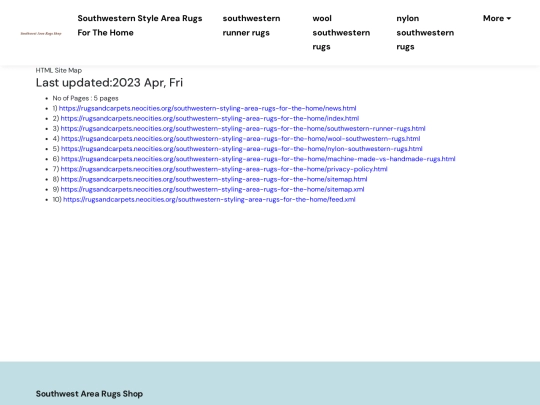 southwestern-styling-area-rugs-for-the-home/sitemap screenshot