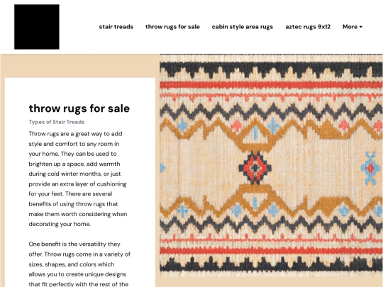 stair-treads/throw-rugs-for-sale screenshot