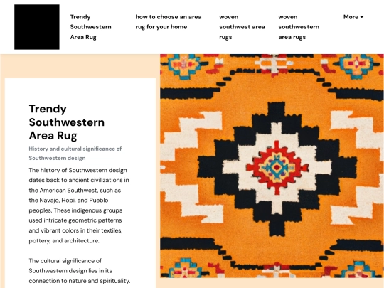 trendy-southwestern-area-rug screenshot