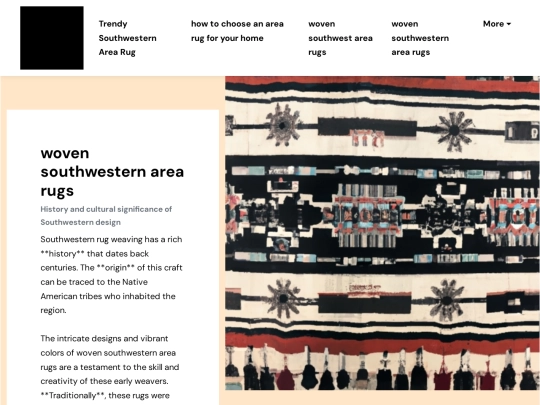 trendy-southwestern-area-rug/woven-southwestern-area-rugs screenshot