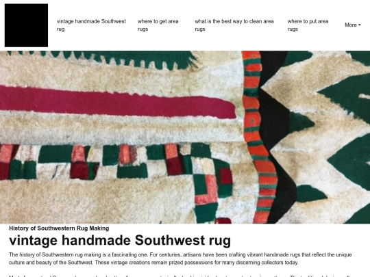vintage-handmade-southwest-rug screenshot