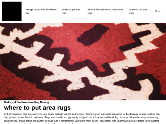 vintage-handmade-southwest-rug/where-to-put-area-rugs screenshot