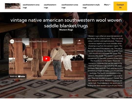 vintage-native-american-southwestern-wool-woven-saddle-blanket-rugs screenshot