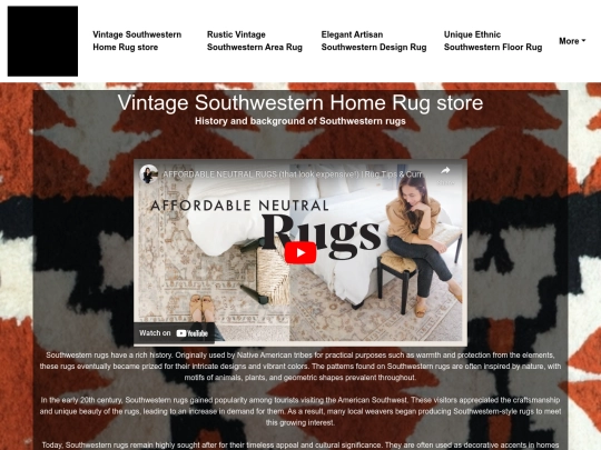 vintage-southwestern-home-rug-store screenshot